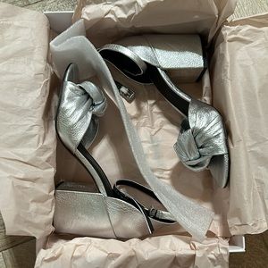 Rebecca Minkoff Capriana in Silver Leather